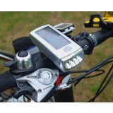 Solar USB Charging bike headlight