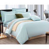 Solid color cotton satin series 4pcs bedding sheet set for hotel