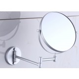 Space aluminum telescopic folding double-sided mirror