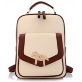 Spring 2014 original cute PU leather shoulders students bag