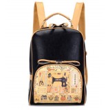 Spring original popular cute  PU leather shoulders students bag