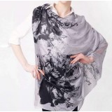 Spring&summer 100% mulberry silk dancing angel female silk scarf