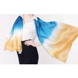 Spring&summer 100% mulberry silk painting female silk scarf