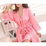 Spring & summer sexy fashion bathrobe nightgown
