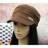 Spring woman's folds fashion hat