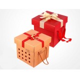 Square kraft paper gift box