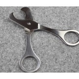 Stainless steel cigar scissor