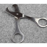 Stainless steel cigar scissor