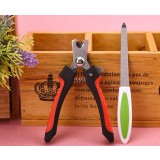 Stainless steel nail scissors set for dog