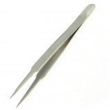 Stainless steel needle nose tweezers