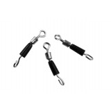 Stainless steel + rubber fishing line connecting ring