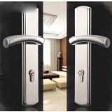 Stainless steel security door lock / double open handle door lock