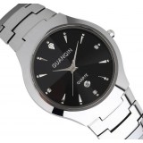 Stainless steel strap calendar quartz watch