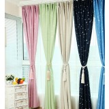 Starry pastoral style curtains