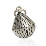 Sterling silver bell pendant