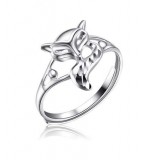 Sterling silver lovely fox ring
