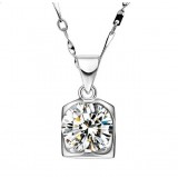 Sterling silver true love pendant