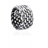 Sterling silver weave fashion men's ring