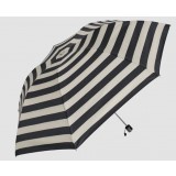 Striped UV protection sun umbrella