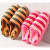 Stripes indoor plush slipper