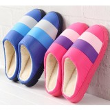 Stripes Indoor plush slippers