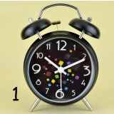 Students cartoon alarm clock