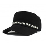 Summer fashion rivet flat hat