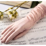 Summer long ice silk UV prevented gloves