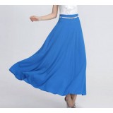 Summer new chiffon long skirt