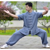 Summer short-sleeved Tai Chi clothing