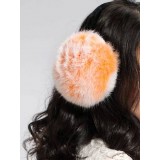 Super large real rabbit fur earmuffs & winter earmuffs