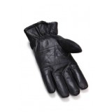 Super warm fur leather gloves for men