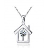 Sweet Home Sterling Silver Necklace