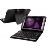 Tablet PC Black Leather Case with Bluetooth Keyboard for Dell venue 8 / pro