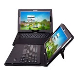 Tablet PC Black Leather Case with Bluetooth Keyboard for Huawei mediapad10 FHD