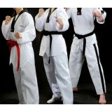 Taekwondo black V-neck clothing kit