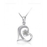 Take Me to Your Heart Silver Pendant