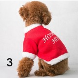 Teddy Dog Fleece Christmas clothes