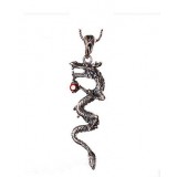 Titanium men dragon pendant