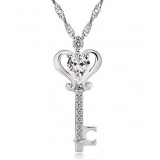 Keys to heart Sterling Silver Necklace
