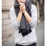 Thick knitting autumn & winter wool fashion men's scarf 