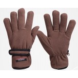 Thickened plush cycling gloves