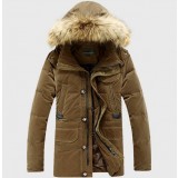 Thickening Men's duck down jacket