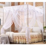 Three-door stainless steel rectangular mosquito net