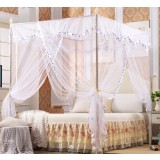 Three-door stainless steel rectangular mosquito net