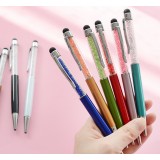 Touch pen + 0.7mm Metal ball point pen stylus