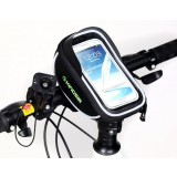 Touch screen bicycle front bag