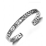 Traditional classic silver bracelet