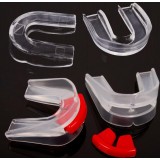 Transparent double-sided boxing mouthguard + box