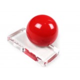 Transparent snooker cue ball locator